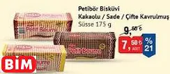 SÜSSE  PETİBÖR BİSKÜVİ KAKAOLU / SADE / ÇİFTE KAVRULMUŞ
